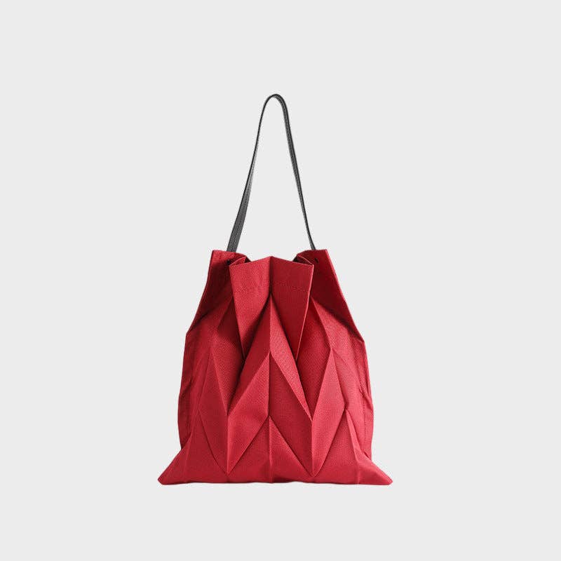 alberalkirk - Wholesale Tote Bag - Women's - Pleated Oxford Tote Dual Carry System S5P3133