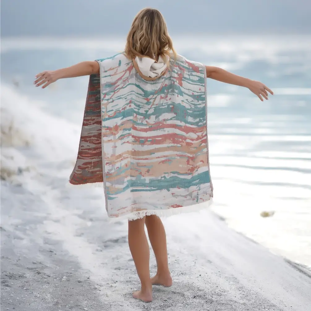 Bagno Milano - Vente Peignoir – femme - Collection de peignoirs et ponchos en peshtemal bio Bagno Milano73