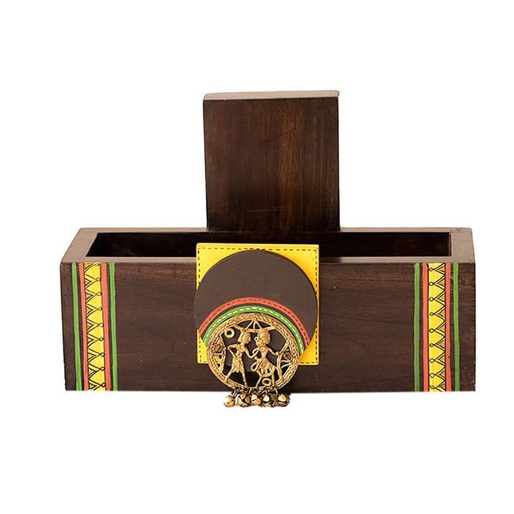 Svadia - Wholesale Magazine Rack - Dhokra Décor tidningsställ1