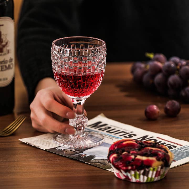 Everest Global - Wholesale Wine Glass - Weave Collection Goblet Glass set of 63