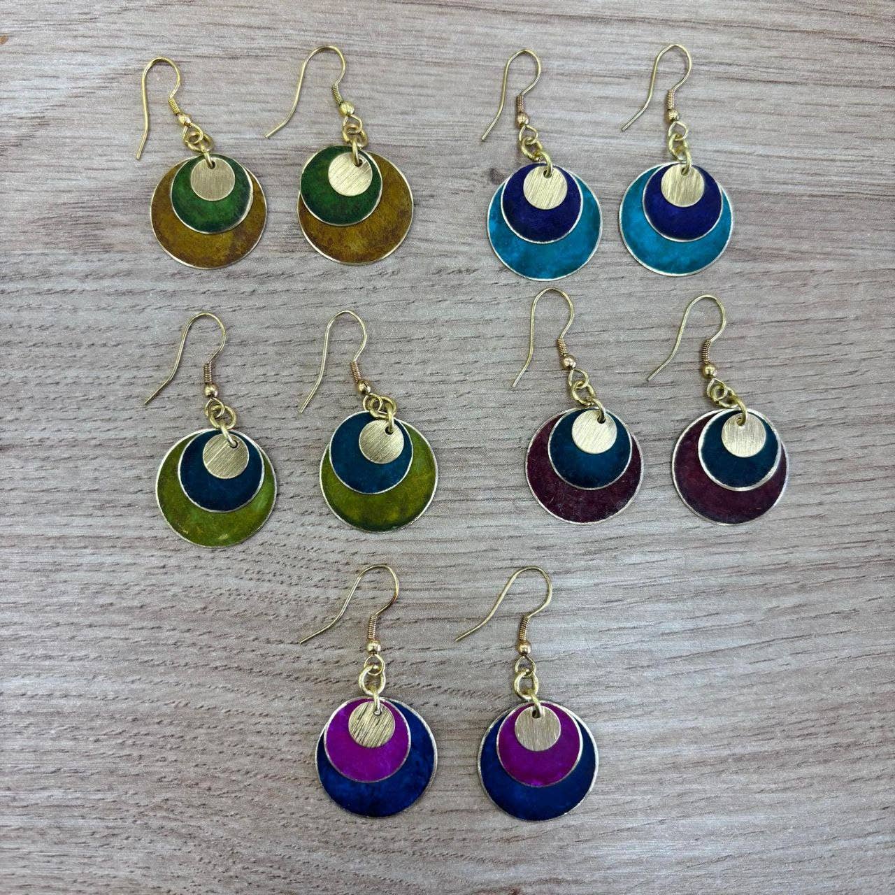 Hecho a mano - Wholesale Dangle Earrings - Enamel earrings1