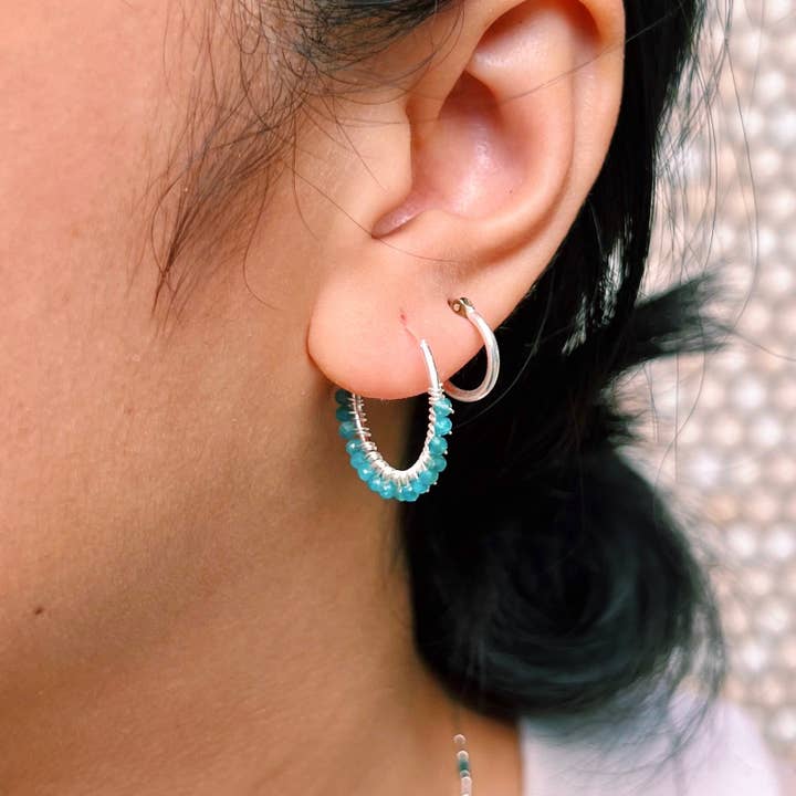 Something Silver - Wholesale Hoop Earrings - 1.5mm Sterling Silver French Lock Tube Hoops