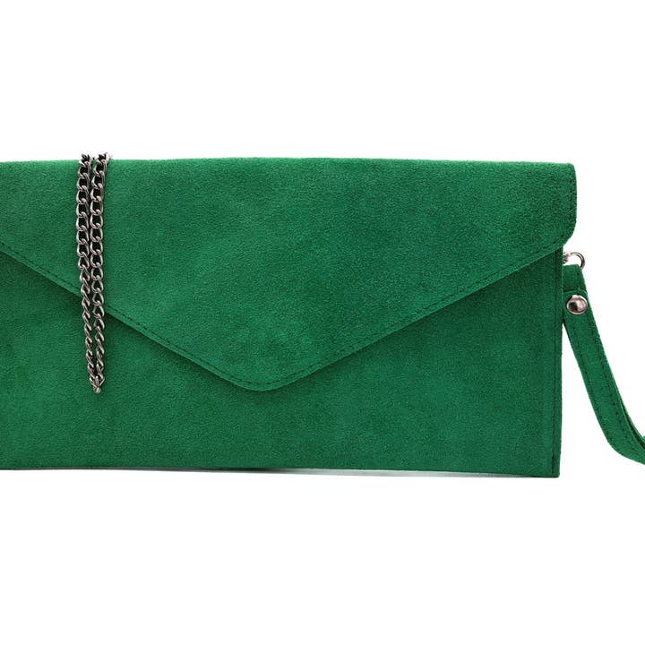 Kitise – wholesale Clutch bag – women's – Italian Suede Envelope Clutch Messenger Handbag
