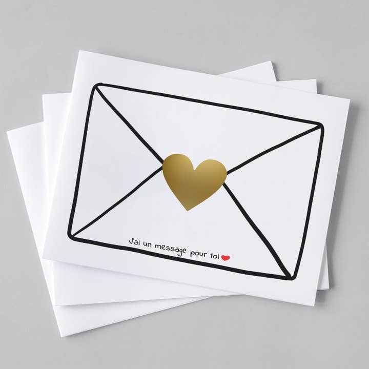 Carte à gratter avec message à écrire soi-même pour la vente par DLF creation