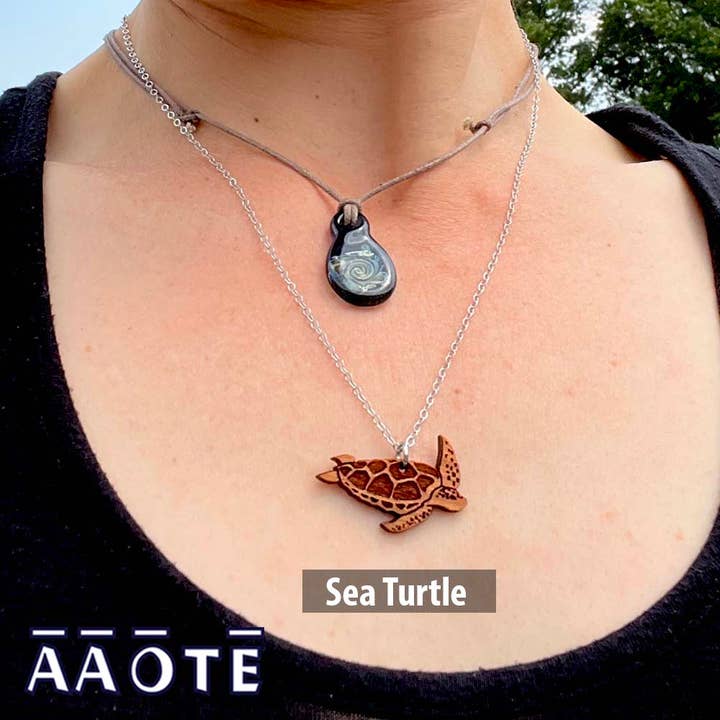 AAOTE - Wholesale Aromatherapy necklace - Wood Essential Oil Diffuser Minimalistic Necklace10