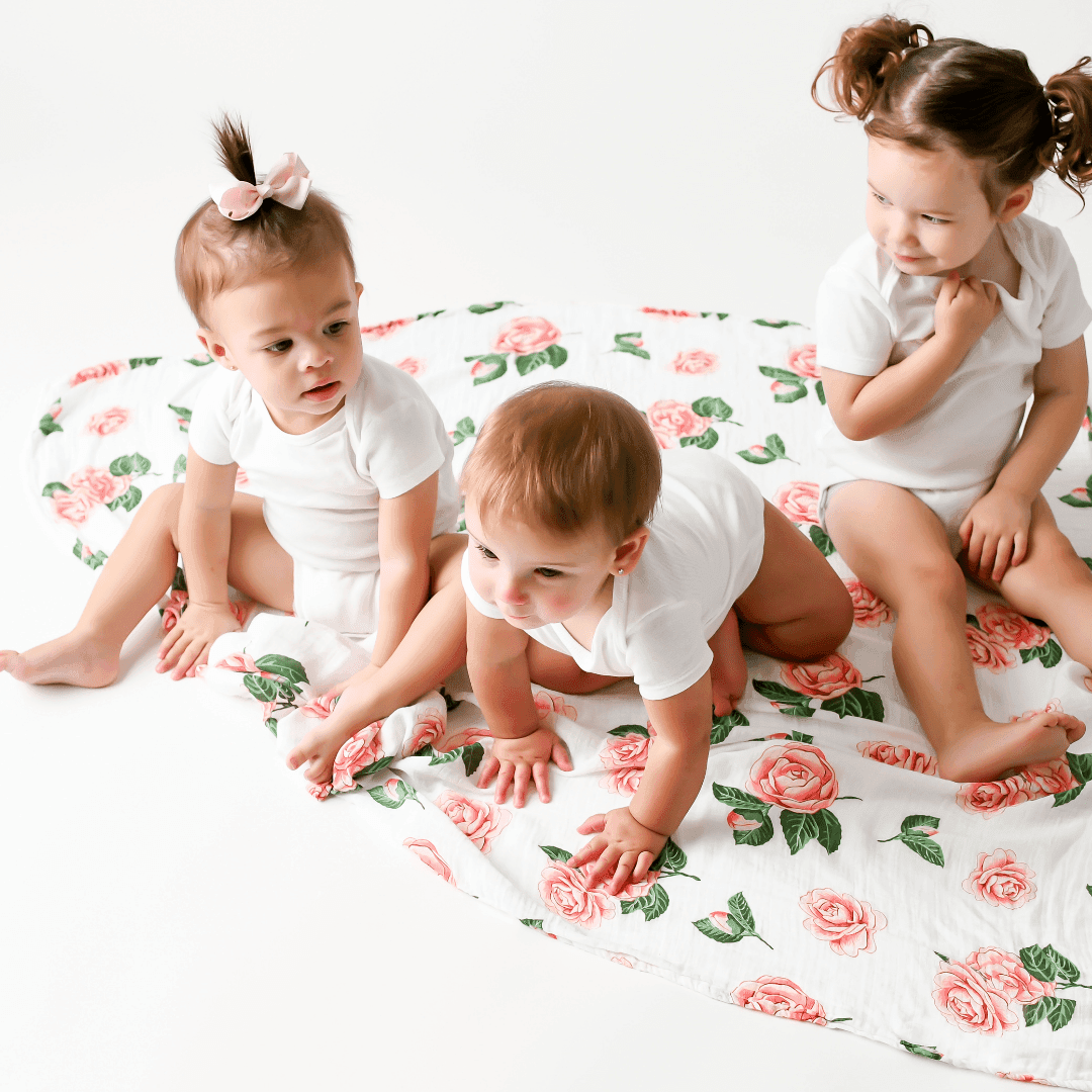 Little Hometown - Wholesale Swaddle - Baby - Muslin Swaddle Baby Blanket: Camellia1