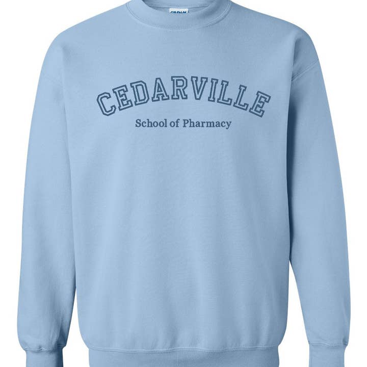 Cedarville School of Pharmacy embroidery Sweatshirt for wholesale by BIRTHDAY OUTFITS