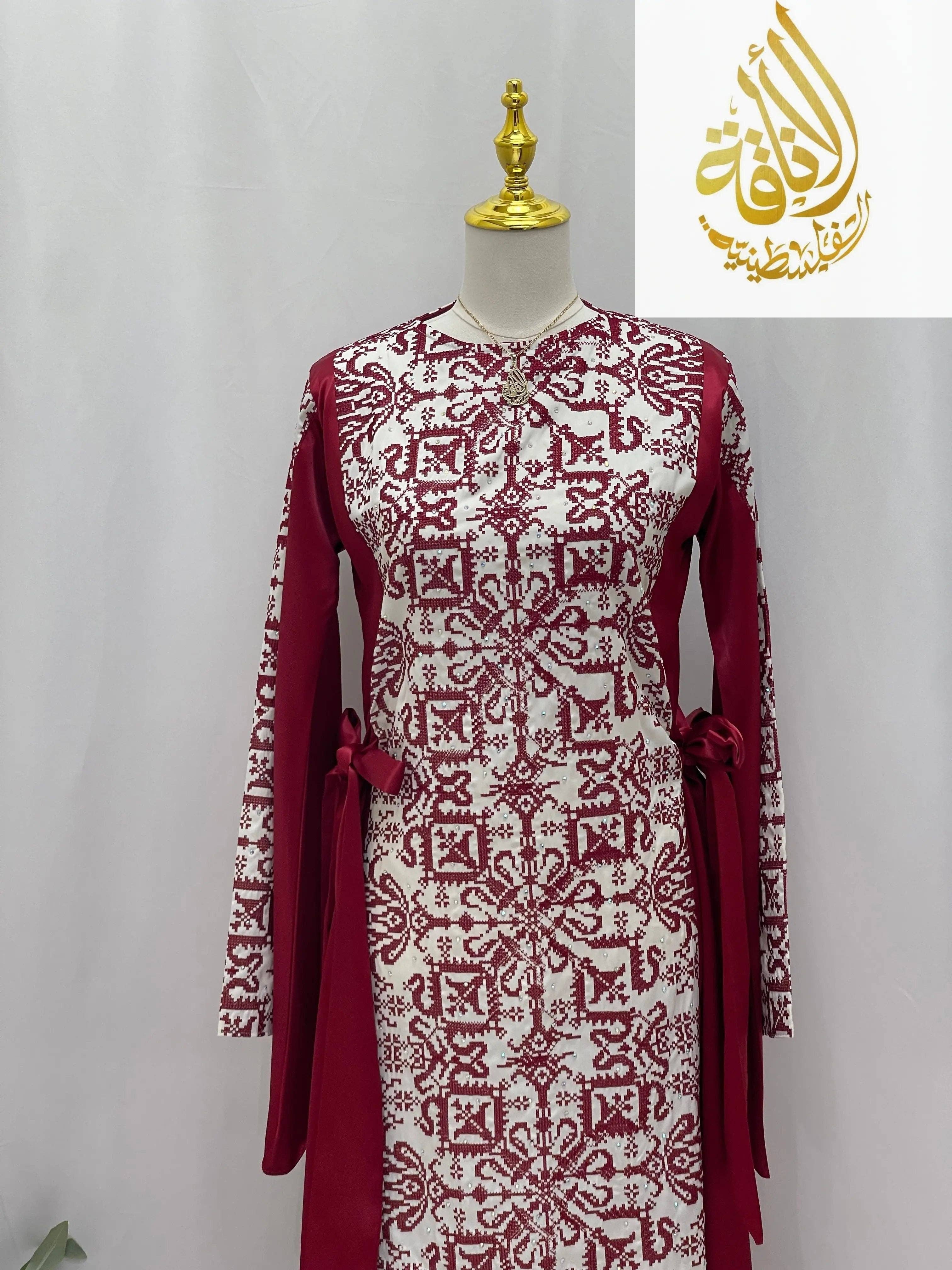 Palestinian Elegance - Wholesale Dress - Women's - Modern Zahra Embroidered Dress | Modest Palestinian Thobe23