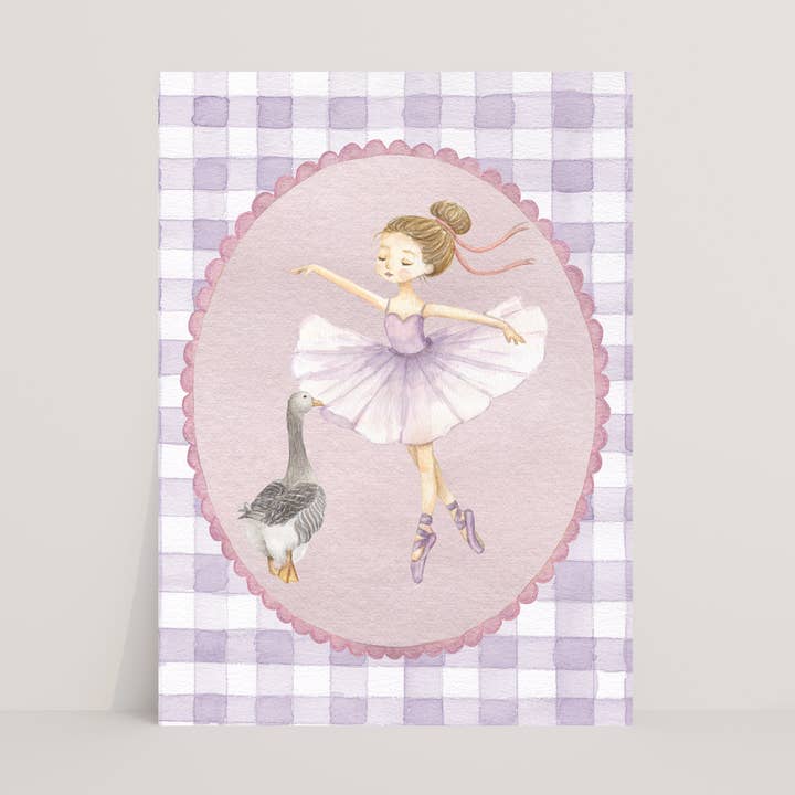 Carte postale ballerine pour la vente par Appeloogje