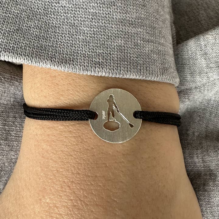 MyPaddle Armband - The Paddler | Versilbert für den Großhandel von Kettel