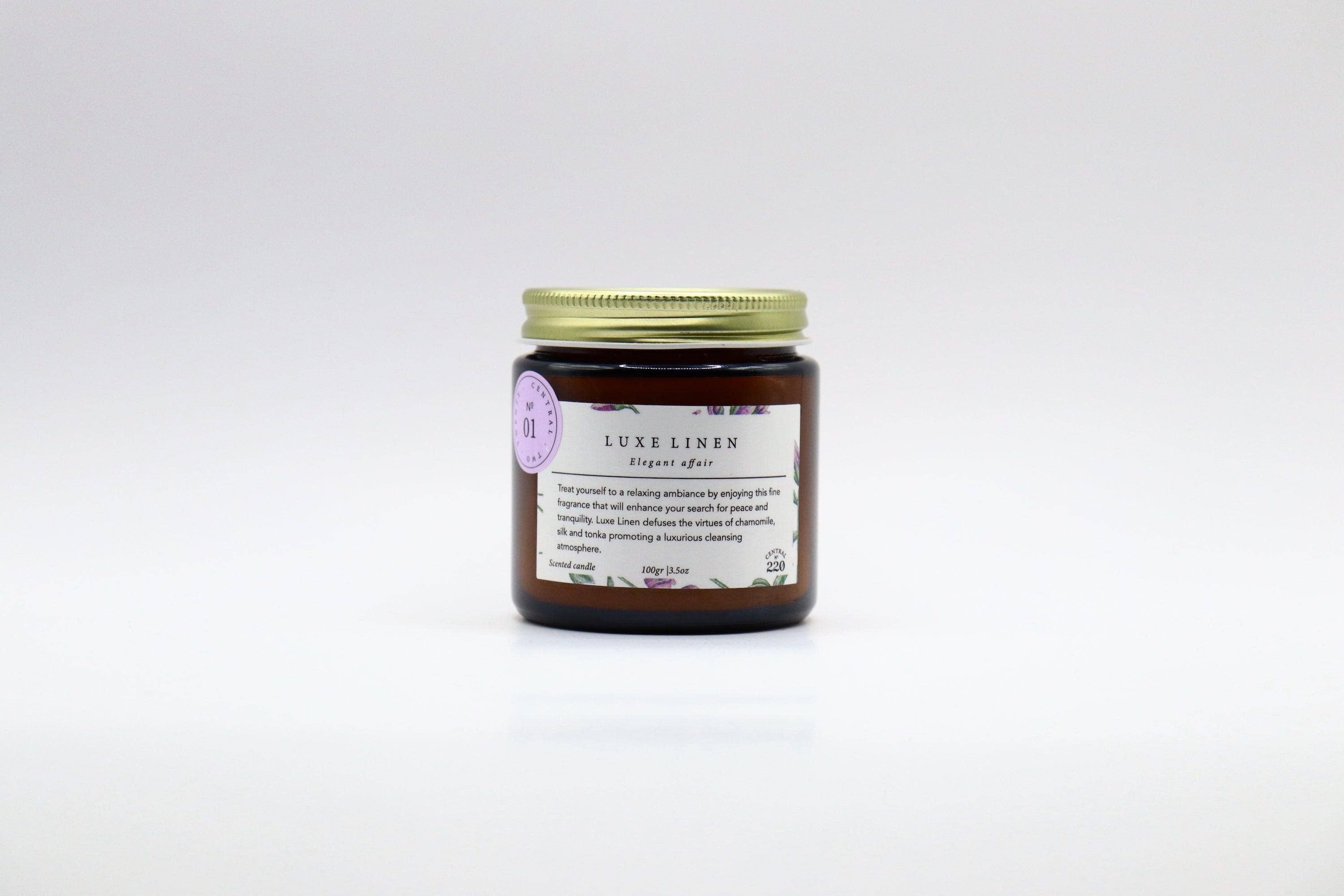 Central 220 - Wholesale Jar/Filled Candle - 01 | Sleep Aid |  Luxe Linen Candle | Scented Candle1