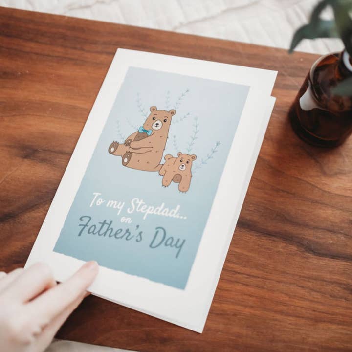 Little Pickle Memories - Vente Carte pour la fête des Pères - Carte de fête des pères « To My Stepdad »2