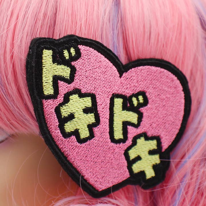 Doki Doki Kawaii Pince à Cheveux Cœur Style Anime Accessoire pour Cheveux pour la vente par Kawaii Hair Candy