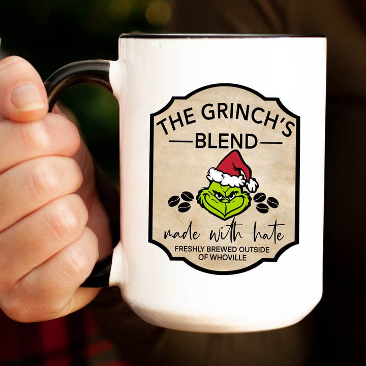 Livy Lou Designs + Co - Wholesale Coffee Mug - Ceramic Mug | Grinch's Blend1