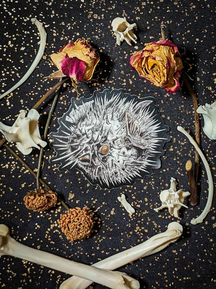 M. BlowmeFish - Autocollant en vinyle pour la vente par Studio Umbralux