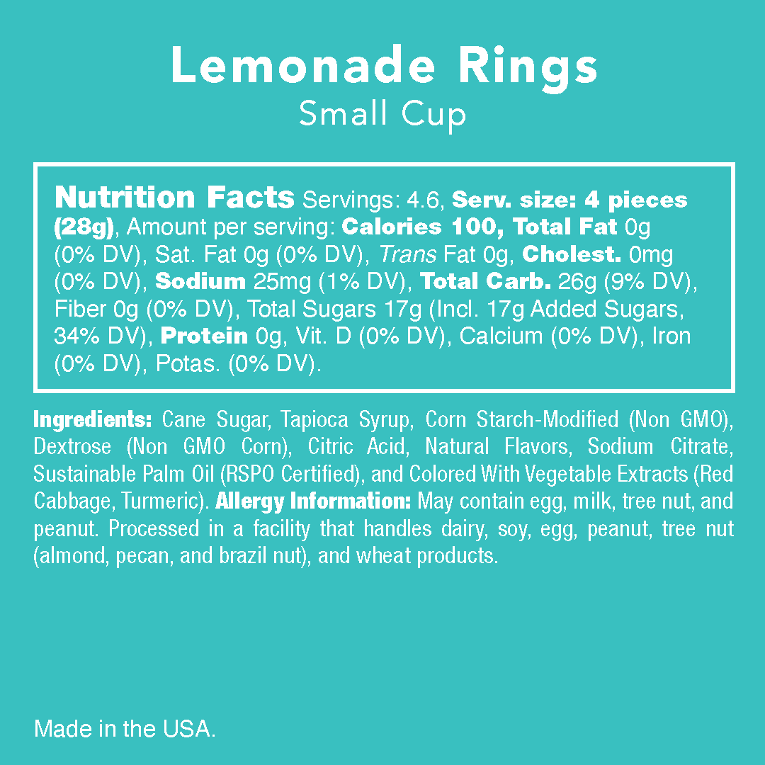 Candy Club - Wholesale Gummy - Lemonade Rings 3