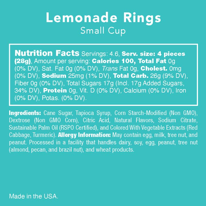 Candy Club - Wholesale Gummy - Lemonade Rings 3