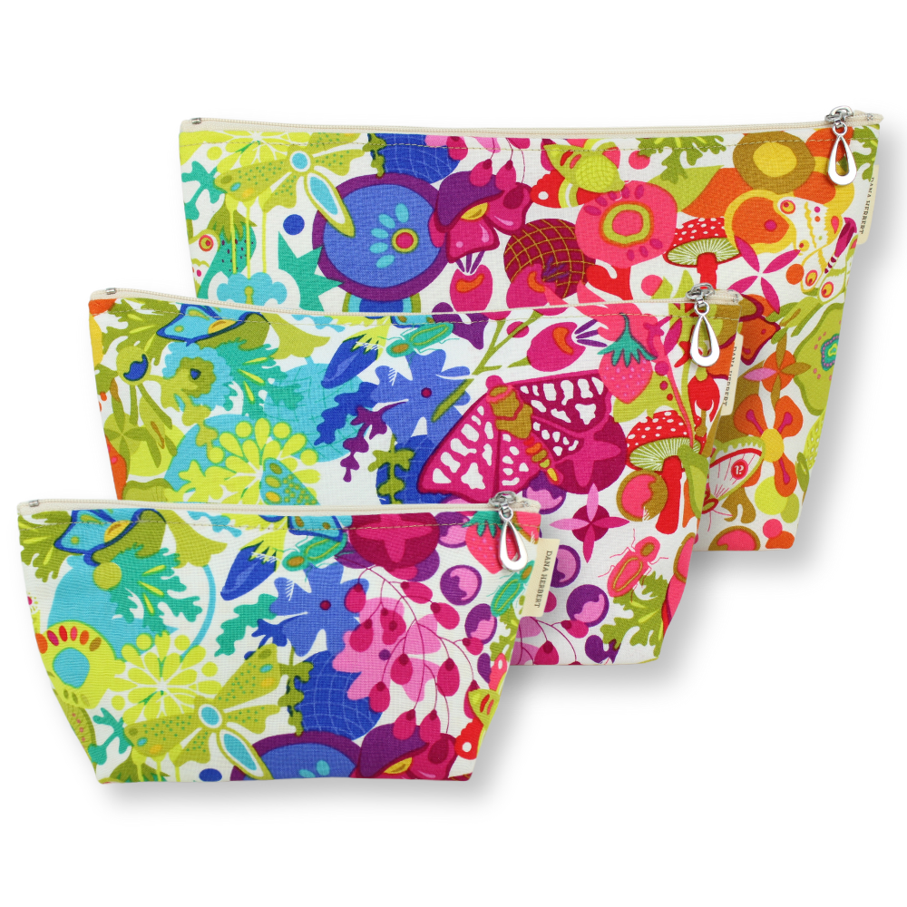 Dana Herbert - Vendita all'ingrosso Borsa per trucchi/cosmetici - Set di Borse per Trucco - S, M, + L (Risparmia $2,00)17