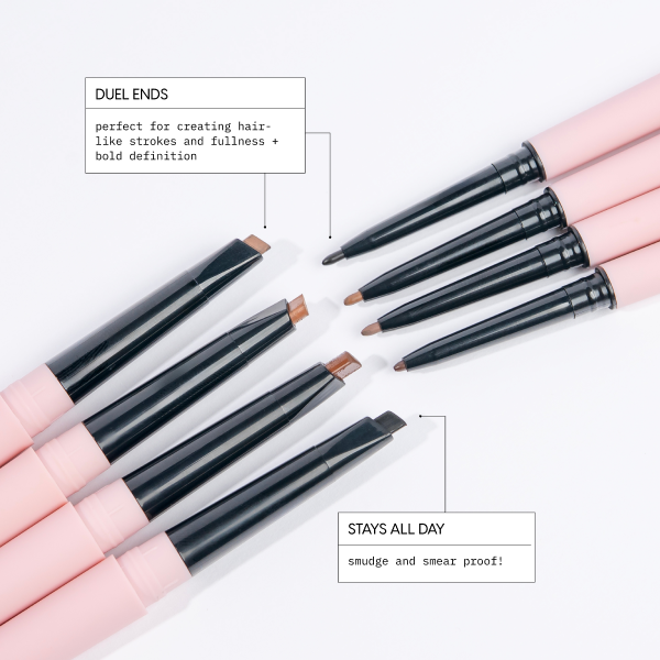 Kara Beauty - Wholesale Eyebrow Pencil/Filler - Browfector Double Ended Brow pencil3