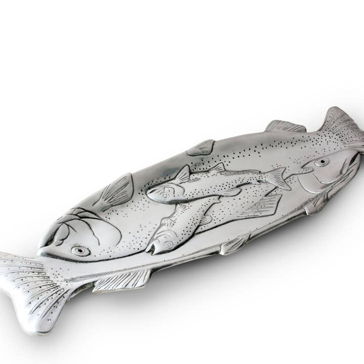 Arthur Court - Vente Plateaux décoratifs - Plateau Oblong Trout2