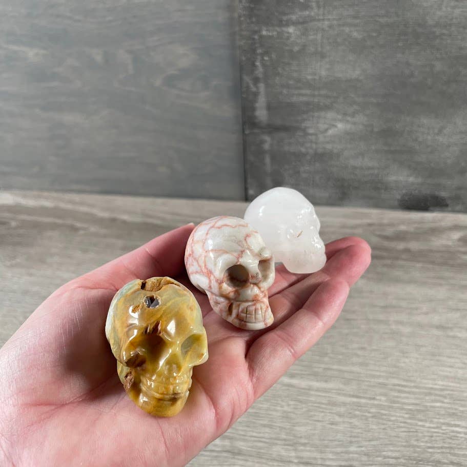 Keystone Crystals - Wholesale Spiritual Stone/Crystal - Assorted Gemstone Skull Figurines – Crystal Carvings in Bulk5