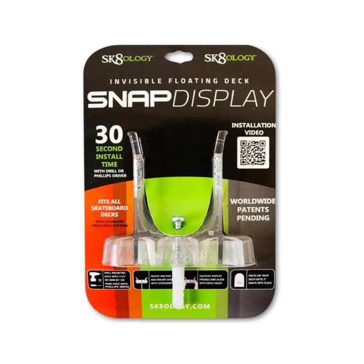 SnapDisplay Wall Mount Upgrade for wholesale by The Skateroom