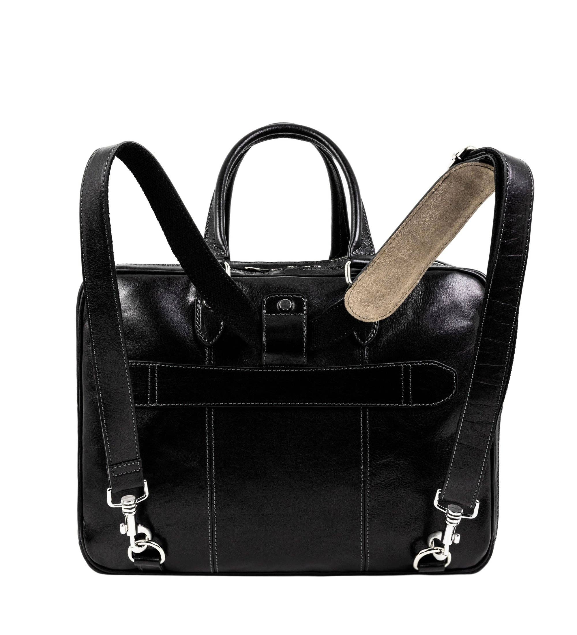 Time Resistance – Engroshandel Dokumentmappe – Unisex – Læderkonvertibel dokumentmappe-rygsæk - Farvel til våbnene18