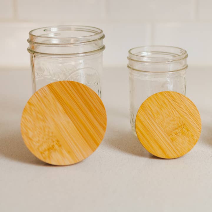 Bamboo Switch - Wholesale Food Storage Container - Bamboo Mason Jar Lids | Summer Bestseller