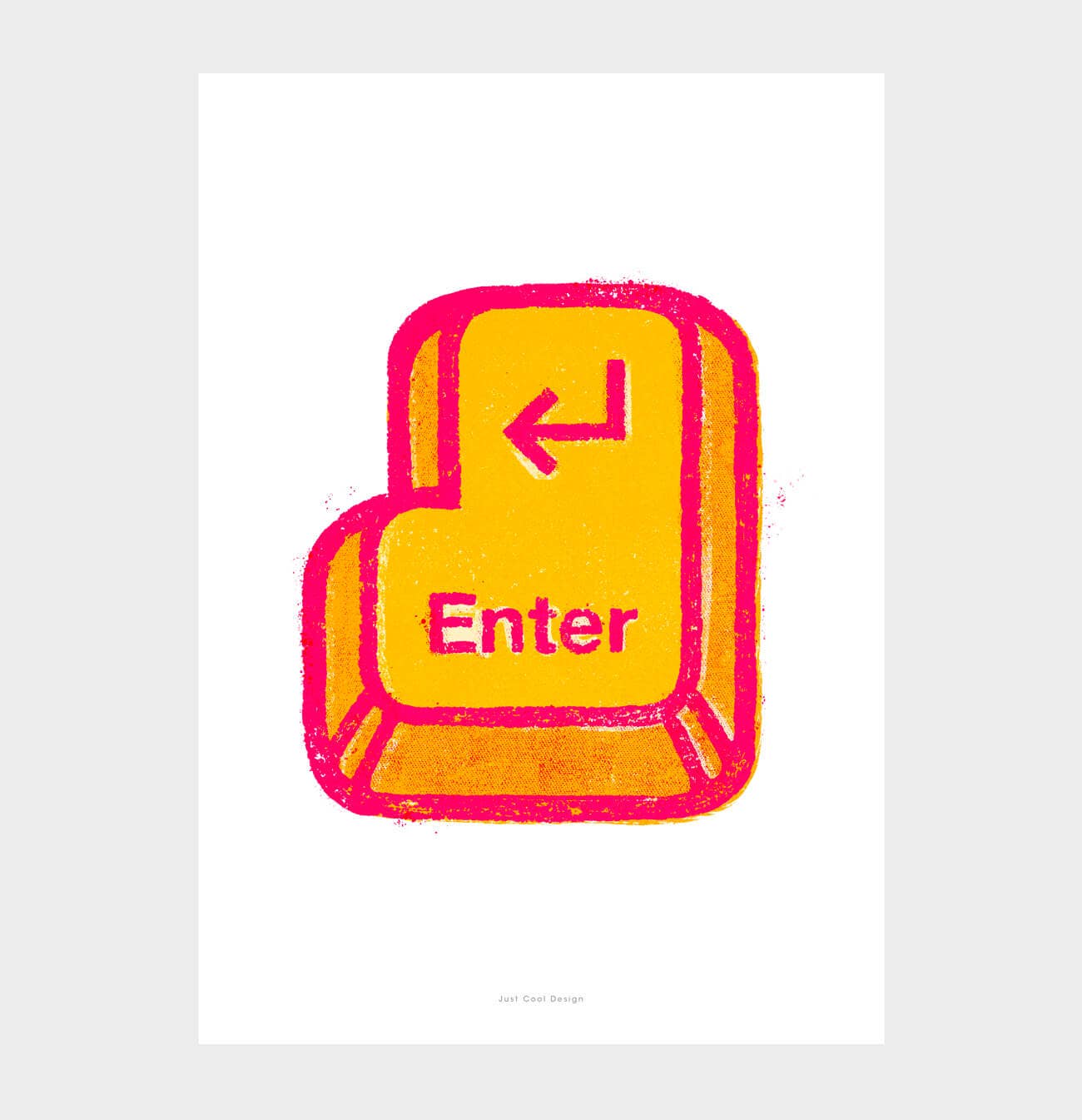 Just Cool Design - Wholesale Art Print - Enter Key Print | A4–A3 Bold Minimal Graphic Poster0