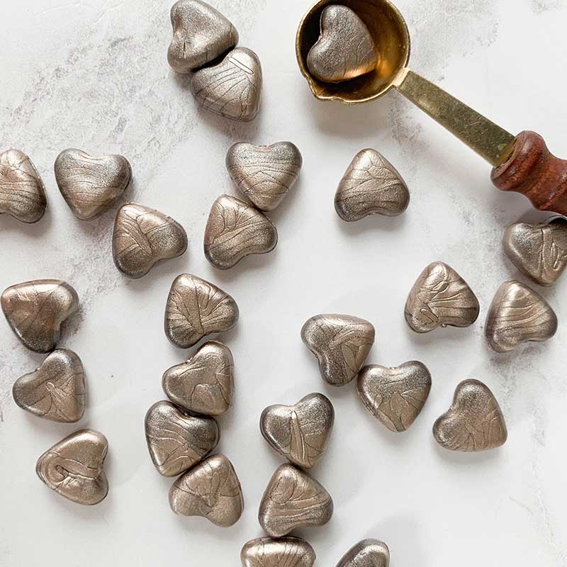 Imaginediy – wholesale Hantverkstillbehör – Tätning vax pärlor - Champagne1