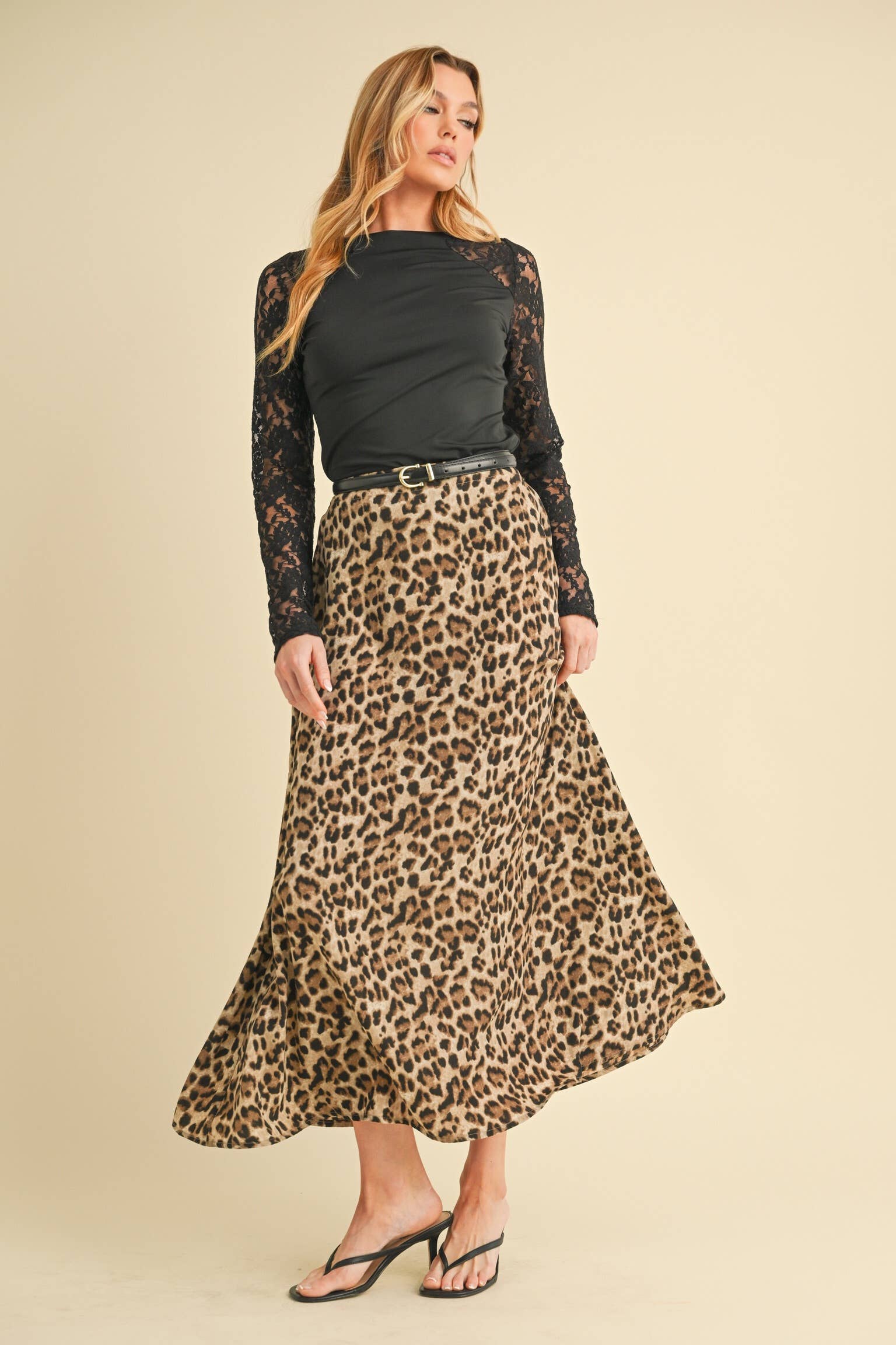 AEMI + CO - Vente Jupe – femme - 7136FN Jupe Maxi Léopard Verine21