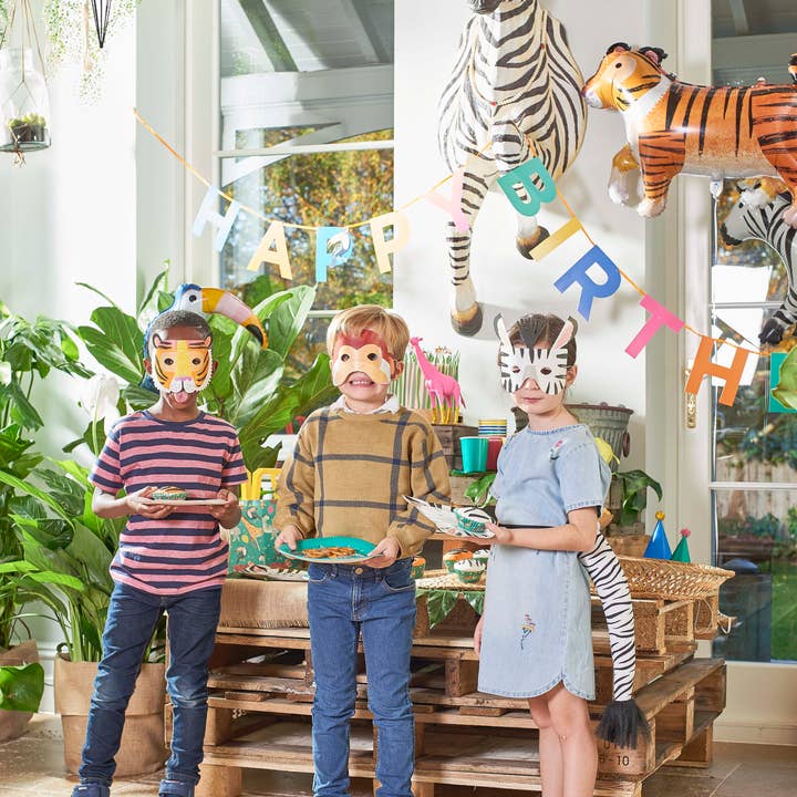 Talking Tables USA - Wholesale Costume - Kids - Kids Dress Up Animal Masks | 8 Pack |