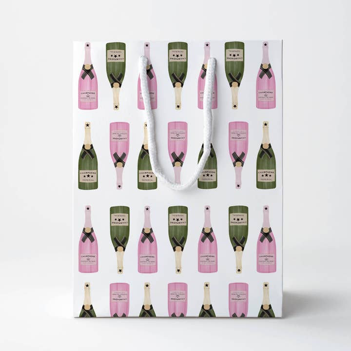 JOSIL Paperie & Gift - Wholesale Gift Bag - Champagne Bottle Gift Bag 0