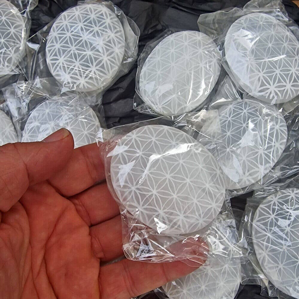 Shamans Crystal - Wholesale Spirituele steen/kristal - Selenietpalmstenen, Selenite Smooth, Selenite Selenite7