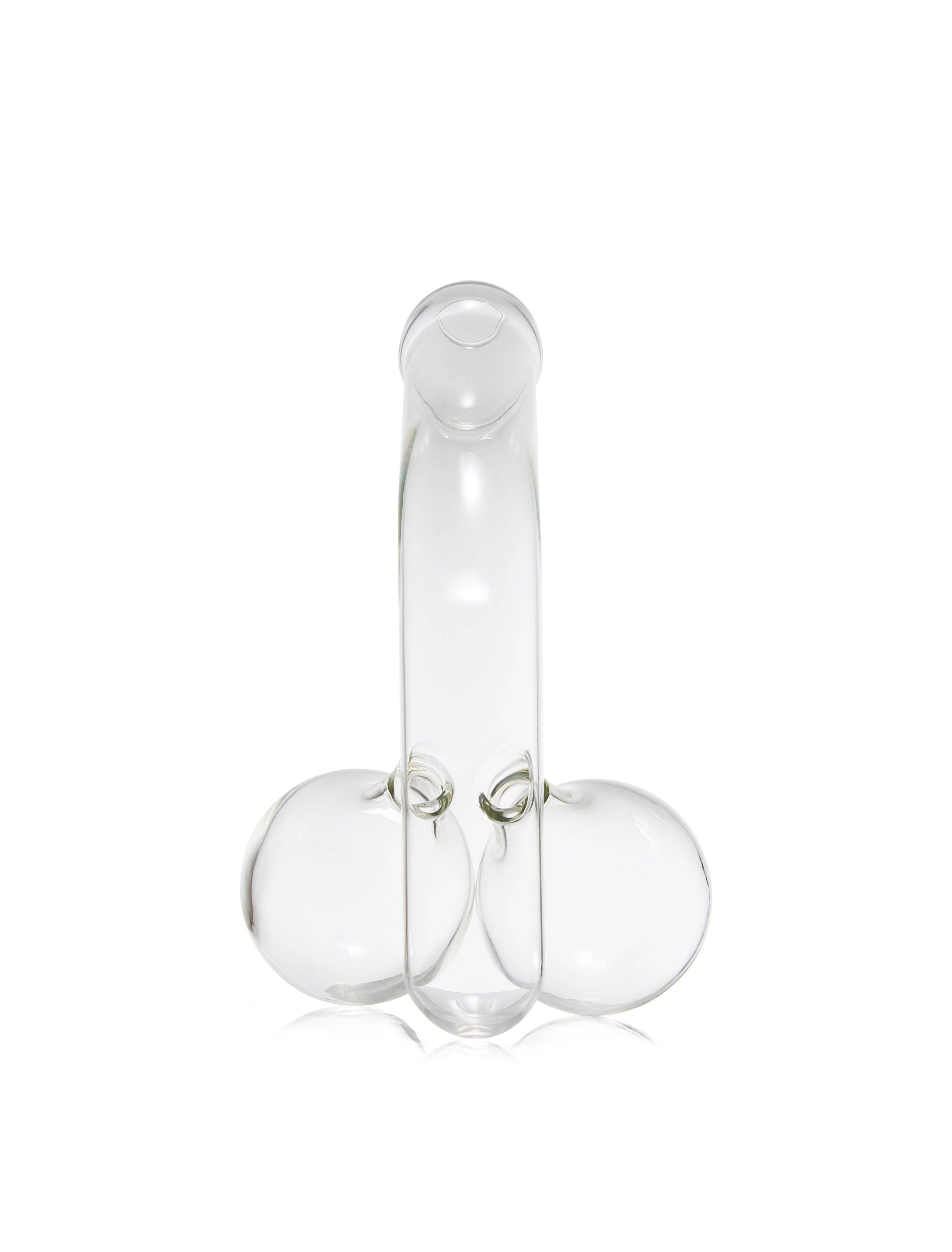 The Wine Savant /  Khen Glassware - Wholesale Decanter - Penis Whiskey Decanter With Two Whiskey Glasses5