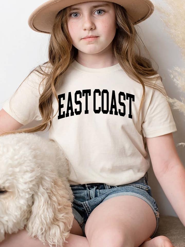 East Coast Kids Grafisch T-shirt voor wholesale door Pink Irene Wholesale