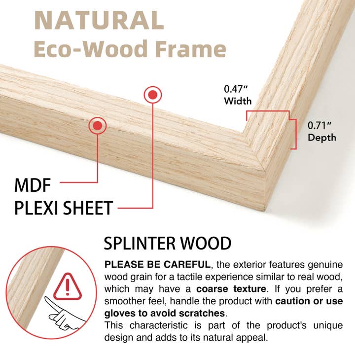LivingTaste Home Inc - Wholesale Picture frame - 16x20 Dryades Wooden Frame (Set of 2)6