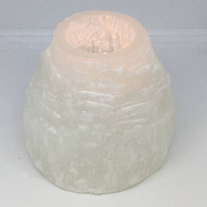 Selenita Portavelas – Montaña para venta al por mayor de Crystal Cove