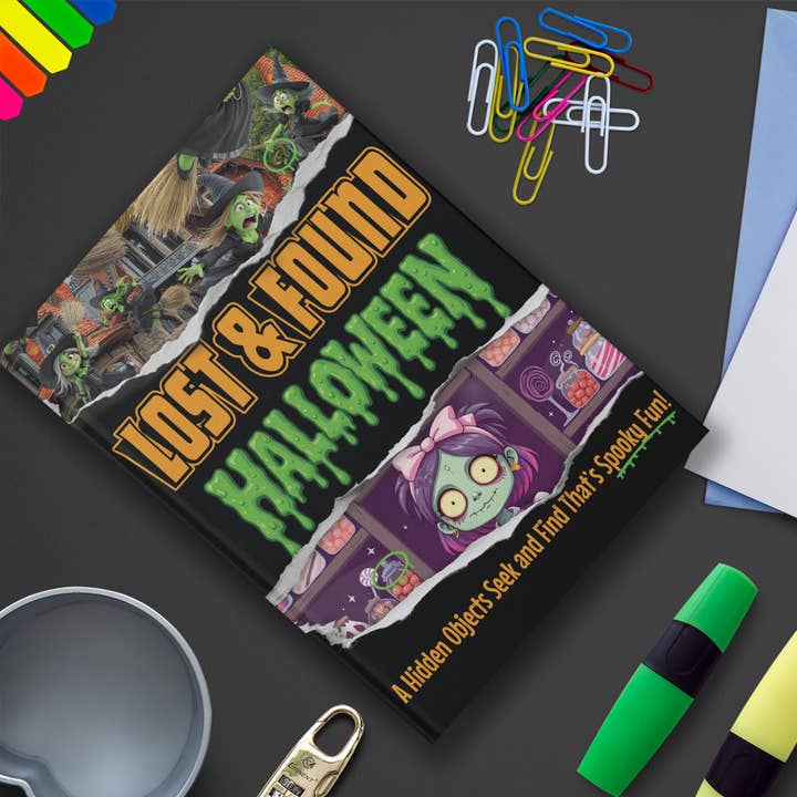 Puzzle Books Co - Wholesale Coloring & Activity Book - Adult - Lost and Found: Halloween Edition8