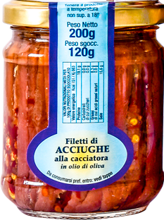 Antica Tonnara di Favignana - Wholesale Tinned Fish - Mediterranean anchovies fillets a la acciatora in oil3