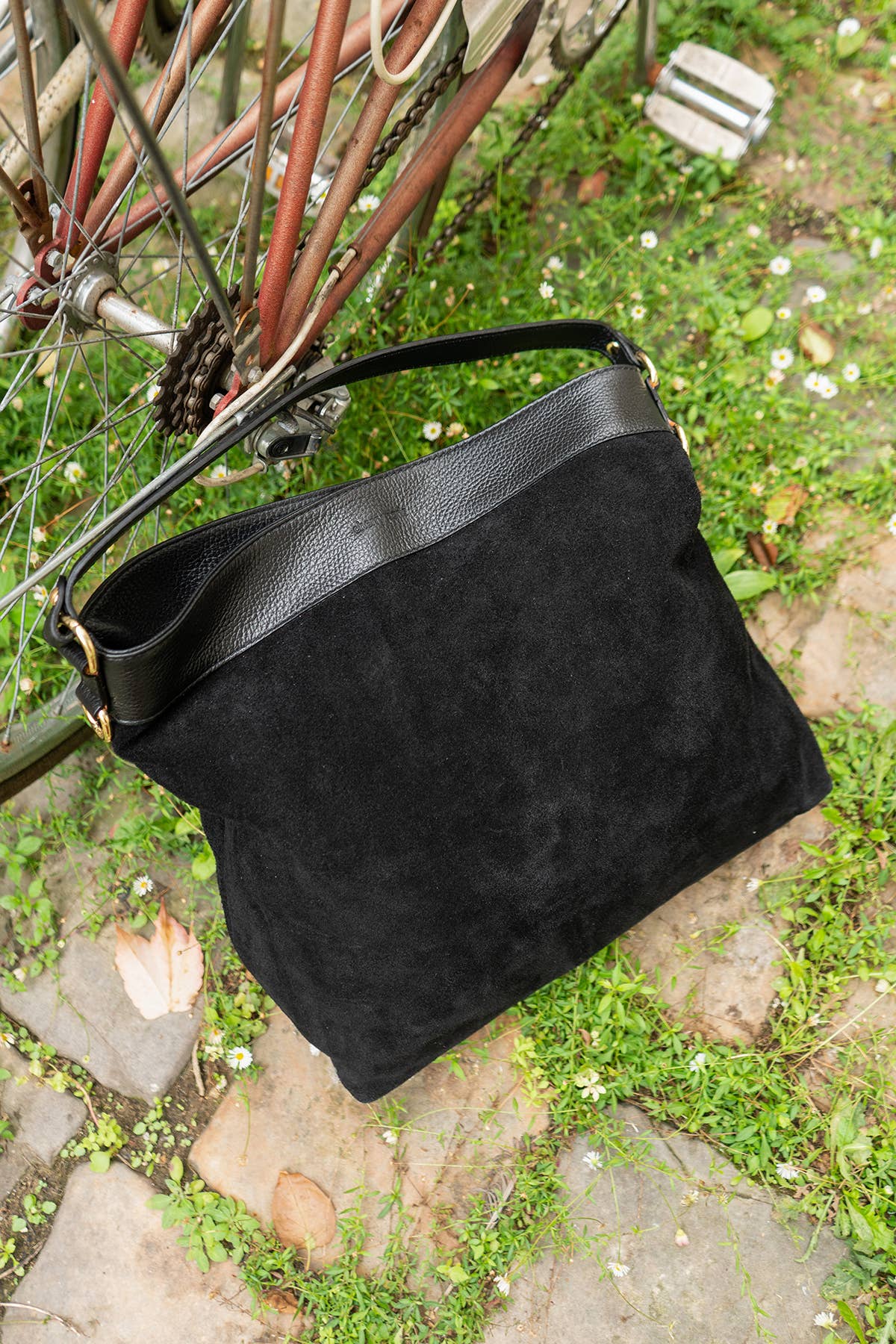 Cherry Paris - Wholesale Messenger Bag - Women's - CELINA SUEDE Bag - 41901