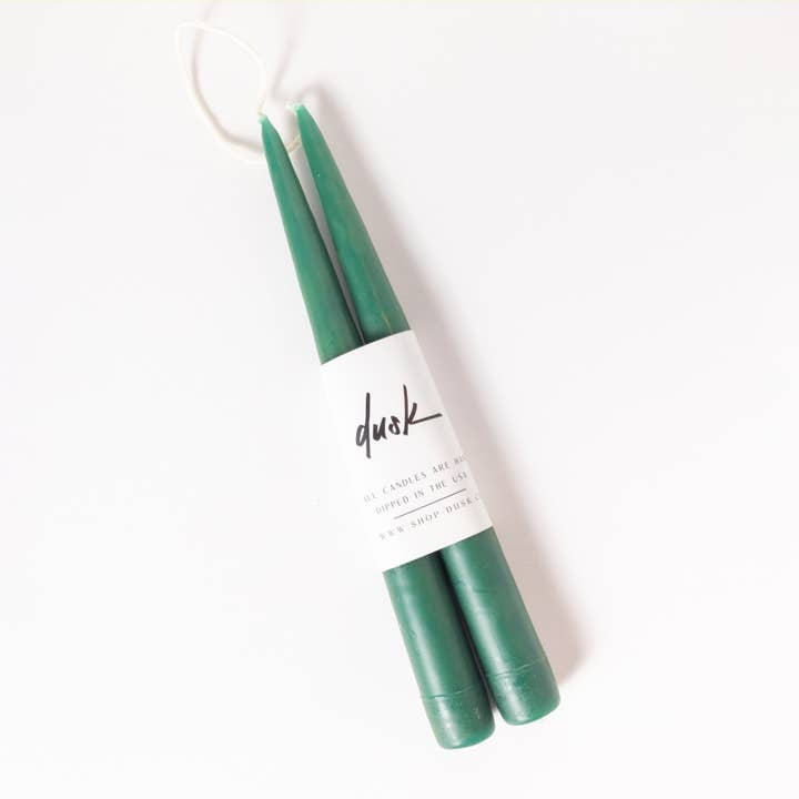 Dusk - Vente Bougies/bougeoirs coniques - Lot de bougies coniques faites à la main de 23 cm6