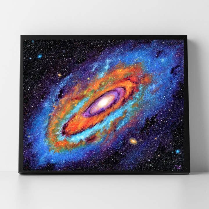 Lámina de arte Andromeda Galaxy - 8 x 10 pulgadas para venta al por mayor de MLpaintings