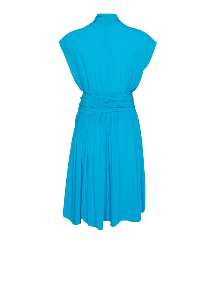 THE POINT DRESS SHORT - AQUA for wholesale on Faire1