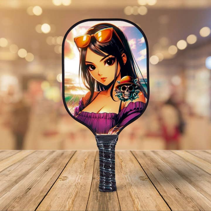 One Piece 2.0 - Nico Robin - Raquette de pickleball pour la vente par The Mad Pickler