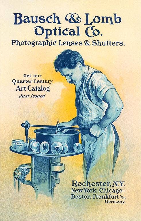 Found Image Press - Wholesale Magnet - Magnet PH-53 Bausch and Lomb, Lens Grinder0