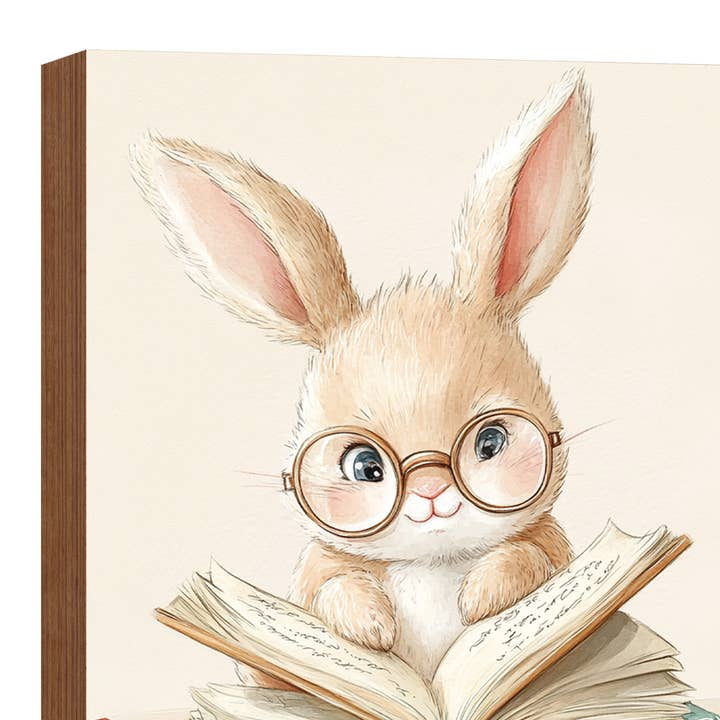 Spring Bunny Wooden Shelf Sitter Tabletop Accent for wholesale by LifeSong Milestones