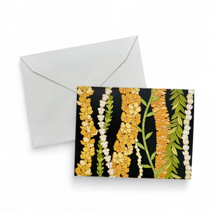 CARTÃO DE CUMPRIMENTOS ALL OVER LEI por atacado de Homegrown