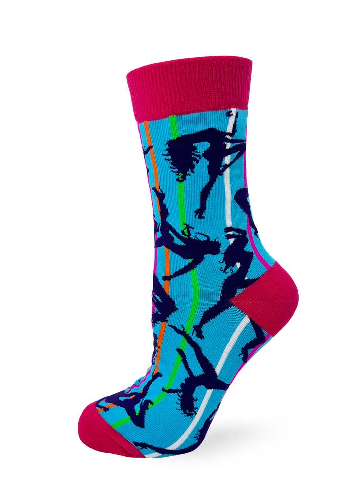Fabdaz - Wholesale Socks - Women's - Workin' Harder Than an Ugly Stripper Women's Crew Socks