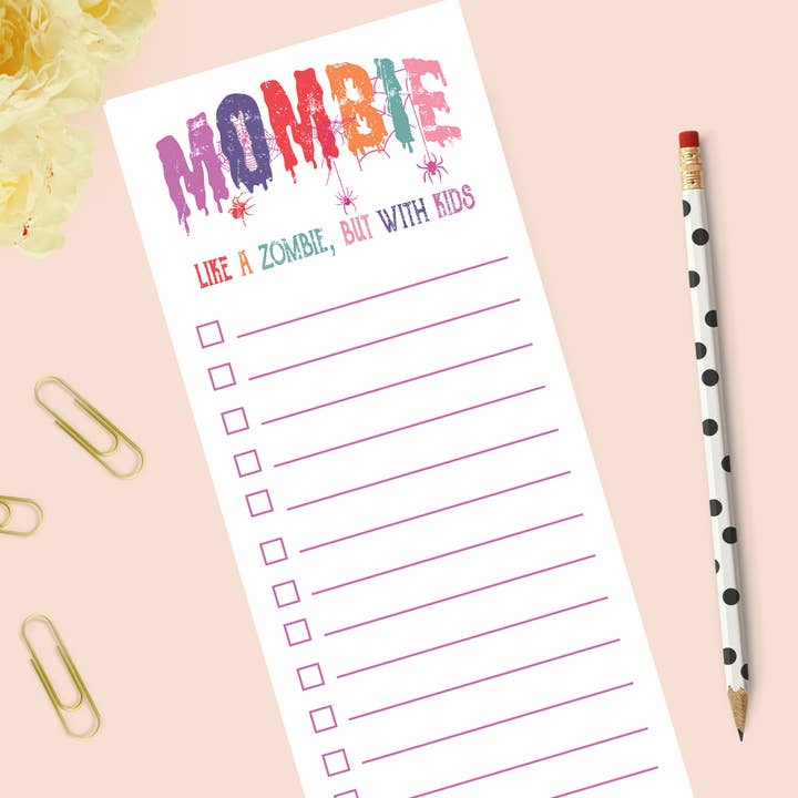 The Stylish Scribe - Wholesale Notepad - Mombie Notepad. Funny Mom Notepad